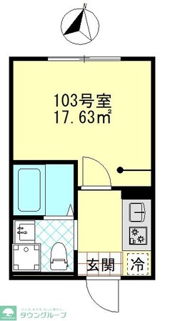 ブローテ四ツ木の物件間取画像
